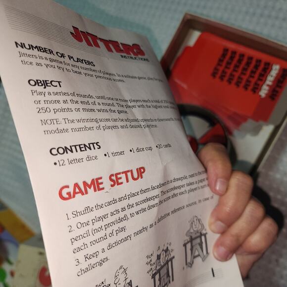 MILTON BRADLEY GUC VINTAGE JITTERS GAMES - Picture 3 of 5